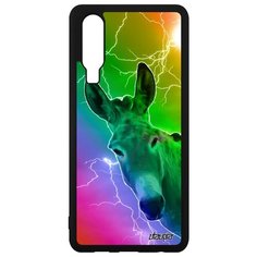 Чехол на смартфон Huawei P30 французский дизайн Осел Ишак Мул Utaupia