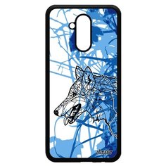 Чехол на смартфон Mate 20 lite, "Волк" Одинокий Злой Utaupia