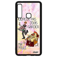 Чехол на смартфон Samsung Galaxy A9 2018, "Не могу - у меня курица!" Карикатура Пародия Utaupia