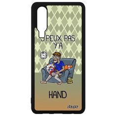 Чехол на смартфон Huawei P30, "Не могу - смотрю гандбол!" Спорт Карикатура Utaupia