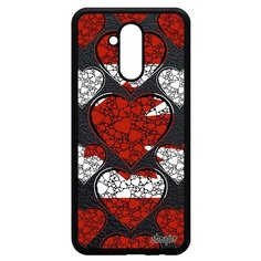 Чехол на смартфон Huawei Mate 20 lite, "Флаг Канады с сердцем" Путешествие Туризм Utaupia