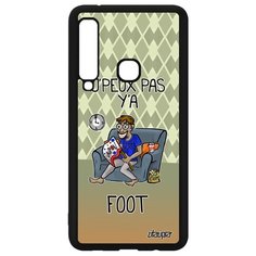 Чехол на смартфон Samsung Galaxy A9 2018, "Не могу - смотрю футбол!" Карикатура Болельщик Utaupia