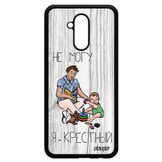 Чехол на смартфон Huawei Mate 20 lite, "Не могу - стал крестным!" Комикс Шутка Utaupia