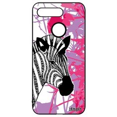 Чехол на смартфон Honor V20 / View 20 оригинальный дизайн Зебра Лошадь Полосатая Utaupia