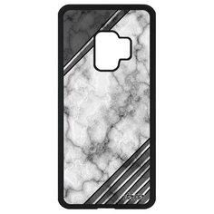 Чехол на смартфон Самсунг Galaxy S9 французский дизайн Уголок Фон Треугольник Utaupia