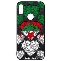Чехол на смартфон Huawei Y6 2019, "Флаг Алжира с сердцем" Государственный Путешествие Utaupia