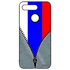 Чехол на смартфон Honor V20 / View 20, "Флаг России на молнии" Государственный Страна Utaupia