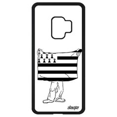 Чехол на смартфон Samsung Galaxy S9, "Флаг Бретани с руками" Путешествие Патриот Utaupia