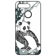 Чехол на смартфон Хонор V20 / View 20 оригинальный дизайн Панда Бамбук Тибет Utaupia