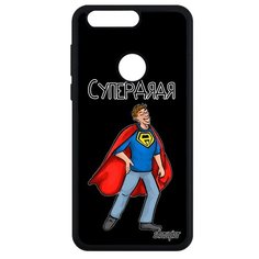 Чехол на смартфон Хонор 8 французский дизайн Супердядя Супергерой Герой Utaupia