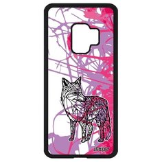 Чехол на смартфон Самсунг Галакси S9 уникальный дизайн Лиса Тайга Fox Utaupia