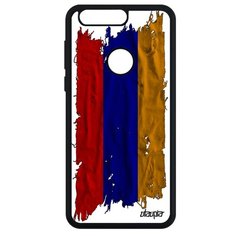 Чехол на смартфон Honor 8, "Флаг Армении на ткани" Патриот Государственный Utaupia