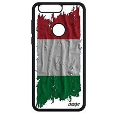 Чехол на смартфон Honor 8, "Флаг Италии на ткани" Патриот Страна Utaupia