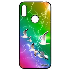 Чехол на смартфон Huawei Y6 2019 уникальный дизайн Чайки Птицы Моевка Utaupia