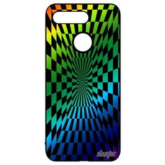 Чехол на Хонор V20 / View 20 французский дизайн Иллюзия шахмат Квадраты Зеркало Utaupia