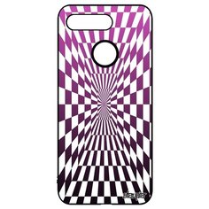 Чехол для Хонор V20 / View 20 оригинальный дизайн Иллюзия шахмат Зеркало Квадраты Utaupia