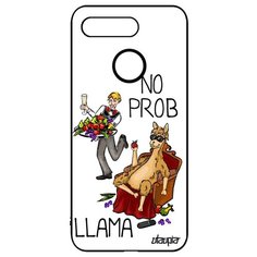Чехол на смартфон Хонор V20 / View 20 уникальный дизайн No prob lama Комичный Super lama Utaupia