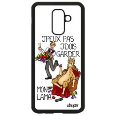 Чехол на смартфон Samsung Galaxy A6 Plus 2018, "Не могу - у меня лама!" Пародия Комикс Utaupia