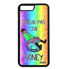 Чехол на смартфон Apple iPhone 8 Plus, "Не могу - у меня пони!" Повод Карикатура Utaupia