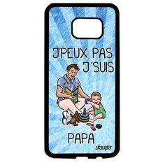 Чехол на смартфон Galaxy S7 Edge, "Не могу - стал папой!" Комикс Карикатура Utaupia