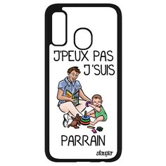 Чехол на смартфон Samsung Galaxy A40, "Не могу - стал крестным!" Комикс Шутка Utaupia