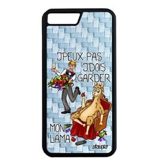 Чехол на смартфон iPhone 8 Plus, "Не могу - у меня лама!" Анекдот Юмор Utaupia