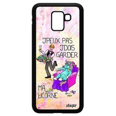 Чехол на смартфон Samsung Galaxy J6 2018, "Не могу - сижу с единорогом!" Юмор Повод Utaupia