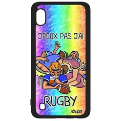 Чехол на смартфон Galaxy A10, "Не могу - у меня регби!" Пародия Шутка Utaupia