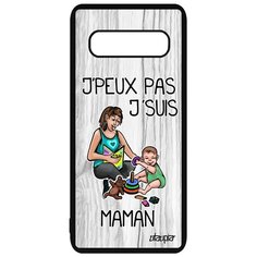 Чехол на смартфон Galaxy S10 Plus, "Не могу - стала мамой!" Юмор Повод Utaupia