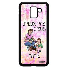 Чехол на смартфон Samsung Galaxy J6 2018, "Не могу - стала бабушкой!" Семья Шутка Utaupia