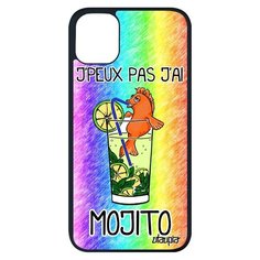 Чехол на смартфон iPhone 11 pro max, "Не могу - у меня мохито!" Комикс Аперитив Utaupia