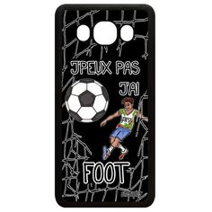 Чехол на смартфон Galaxy J5 2016, "Не могу - у меня футбол!" Карикатура Шутка Utaupia