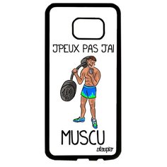 Чехол на смартфон Samsung Galaxy S7 Edge, "Не могу - у меня бодибилдинг!" Спорт Кроссфит Utaupia