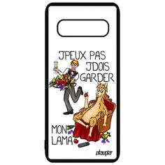 Чехол на смартфон Galaxy S10, "Не могу - у меня лама!" Карикатура Шутка Utaupia