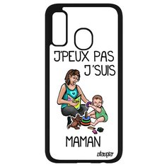 Чехол на смартфон Samsung Galaxy A40, "Не могу - стала мамой!" Пародия Комикс Utaupia