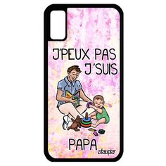 Чехол на смартфон iPhone X, "Не могу - стал папой!" Карикатура Отец Utaupia