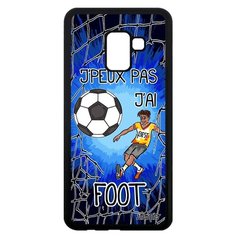 Чехол на смартфон Samsung Galaxy A8 2018, "Не могу - у меня футбол!" Игра Спорт Utaupia