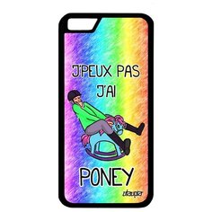 Чехол на смартфон Apple iPhone 6 6S, "Не могу - у меня пони!" Лошадь Пародия Utaupia