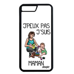 Чехол на смартфон Apple iPhone 7 Plus, "Не могу - стала мамой!" Мамуля Карикатура Utaupia