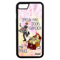 Чехол на смартфон Apple iPhone 8, "Не могу - у меня курица!" Пародия Юмор Utaupia