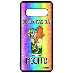 Чехол на смартфон Galaxy S10, "Не могу - у меня мохито!" Шутка Юмор Utaupia