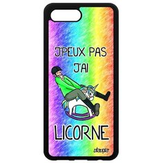 Чехол на смартфон Honor 10, "Не могу - у меня единорог!" Повод Карикатура Utaupia