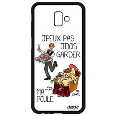 Чехол на смартфон Samsung Galaxy J6 Plus 2018, "Не могу - у меня курица!" Юмор Повод Utaupia