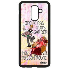 Чехол на смартфон Galaxy A6 Plus 2018, "Не могу - у меня красная рыбка!" Повод Анекдот Utaupia