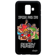 Чехол на смартфон Samsung Galaxy A6 2018, "Не могу - у меня регби!" Повод Шутка Utaupia