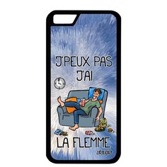 Чехол на смартфон Apple iPhone 6 6S, "Не могу - мне лень!" Комикс Симуляция Utaupia