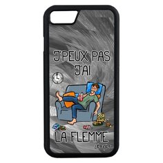 Чехол на смартфон iPhone 8, "Не могу - мне лень!" Карикатура Повод Utaupia