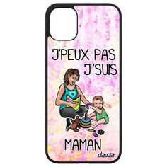 Чехол на смартфон iPhone 11, "Не могу - стала мамой!" Юмор Карикатура Utaupia