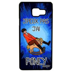 Чехол на смартфон Samsung Galaxy A3 2016, "Не могу - у меня пони!" Лошадь Юмор Utaupia