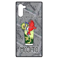Чехол на смартфон Samsung Galaxy Note 10, "Не могу - у меня мохито!" Пиво Аперитив Utaupia